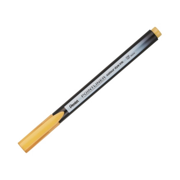 Cienkopis Pointliner Colour 0,4mm ciemnożółty Pentel S40-Y